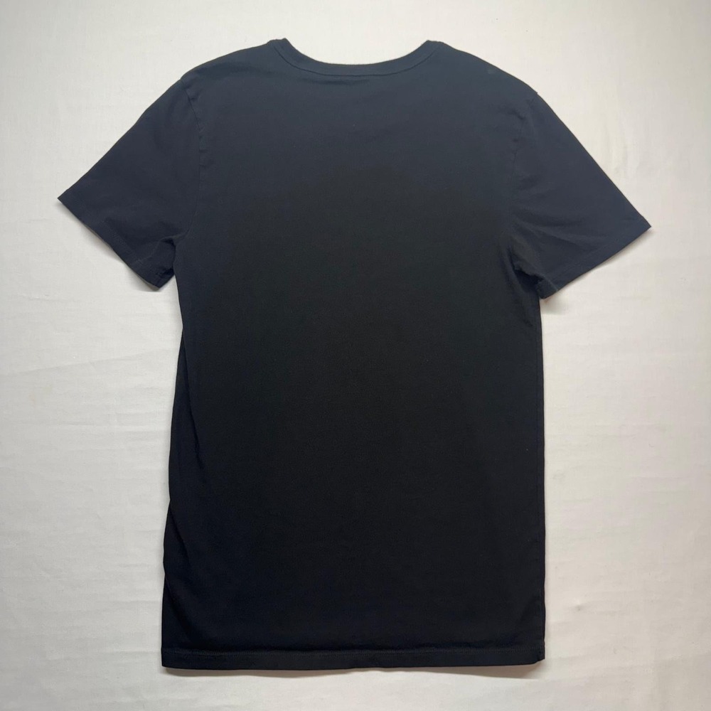 Lacoste Cotton Stretch Crewneck T-Shirt Mens S Black Croc Logo Tee